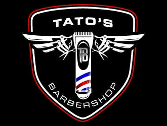 Tatos barber Shop logo design by jaize
