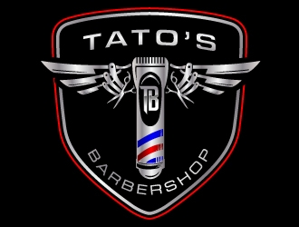 Tatos barber Shop logo design by jaize