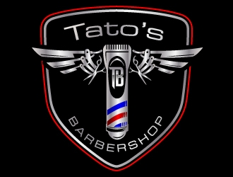 Tatos barber Shop logo design by jaize