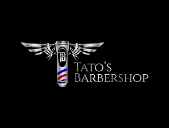 Tatos barber Shop logo design by jaize