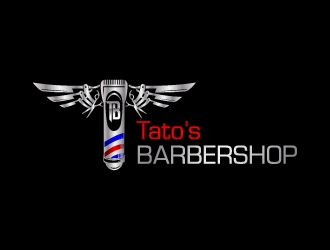 Tatos barber Shop logo design by jaize