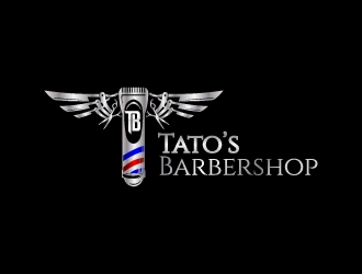 Tatos barber Shop logo design by jaize