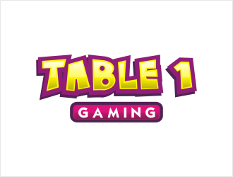 Table 1 Gaming logo design by bunda_shaquilla