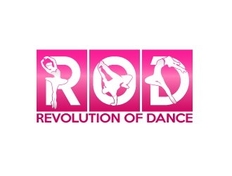 Revolution of Dance (RoD) logo design by usashi