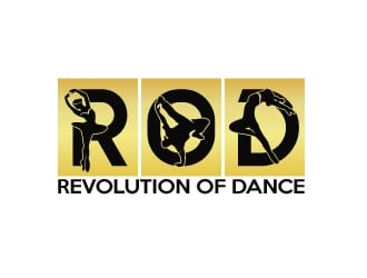 Revolution of Dance (RoD) logo design by usashi