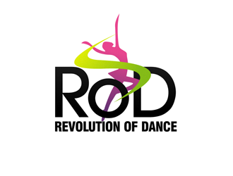 Revolution of Dance (RoD) logo design by enzidesign