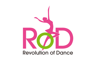 Revolution of Dance (RoD) logo design by enzidesign