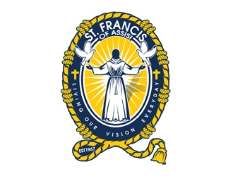St. Francis of Assisi Catholic School logo design by DreamLogoDesign