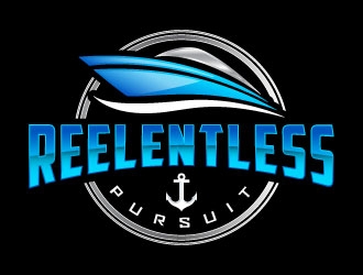 Reelentless Pursuit  logo design by daywalker