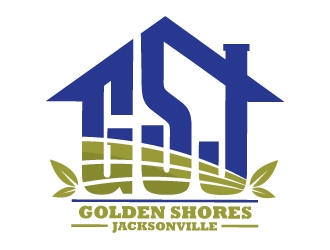 GSJ Golden Shores Jacksonville logo design by Suvendu