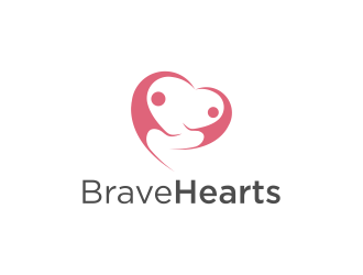 Brave Hearts logo design by sitizen