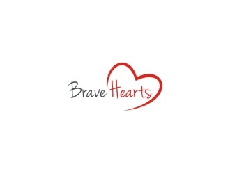 Brave Hearts logo design by bricton
