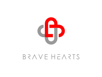 Brave Hearts logo design by superiors