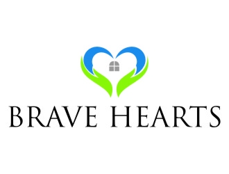 Brave Hearts logo design by jetzu