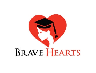Brave Hearts logo design by Webphixo