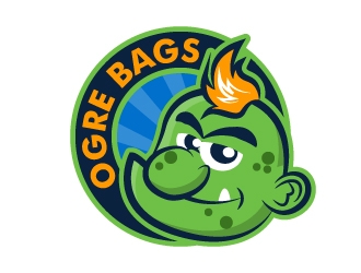 Ogre Bags logo design by karjen