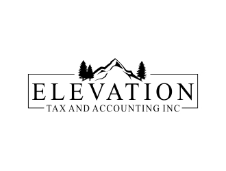 Elevation Tax and Accounting Inc logo design by b3no