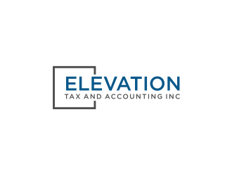 Elevation Tax and Accounting Inc logo design by R-art