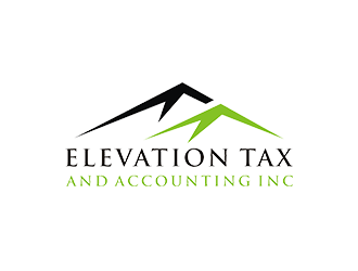 Elevation Tax and Accounting Inc logo design by checx