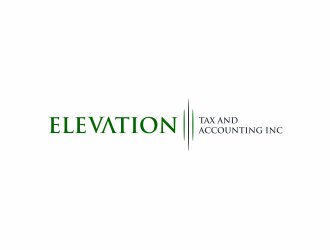 Elevation Tax and Accounting Inc logo design by ammad