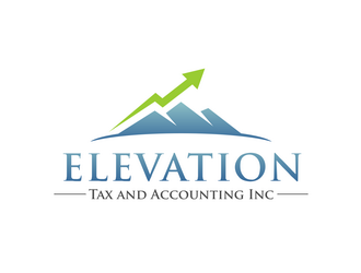 Elevation Tax and Accounting Inc logo design by haze