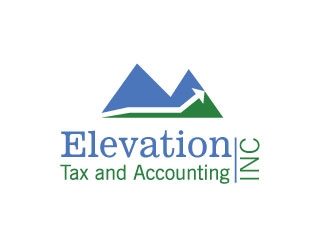 Elevation Tax and Accounting Inc logo design by Webphixo
