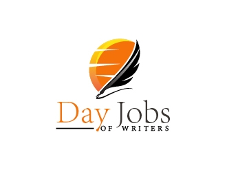 Day Jobs of Writers logo design by usashi