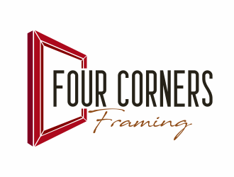 Four Corners Framing logo design by agus