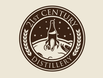 21st Century Distillery logo design by MarkindDesign
