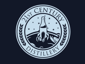 21st Century Distillery logo design by MarkindDesign