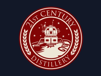 21st Century Distillery logo design by MarkindDesign