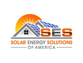 SES SOLAR ENERGY SOLUTIONS of AMERICA logo design by cintoko