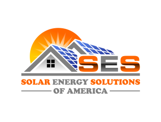 SES SOLAR ENERGY SOLUTIONS of AMERICA logo design by cintoko