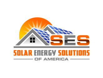 SES SOLAR ENERGY SOLUTIONS of AMERICA logo design by cintoko