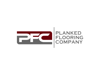 PLANKED FLOORING COMPANY logo design by pakderisher