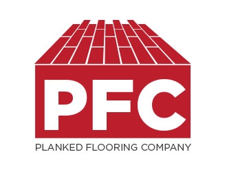 PLANKED FLOORING COMPANY logo design by Manolo