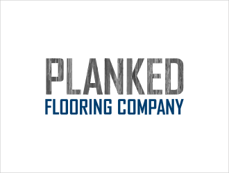 PLANKED FLOORING COMPANY logo design by catalin
