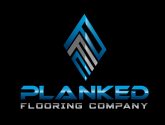PLANKED FLOORING COMPANY logo design by tec343