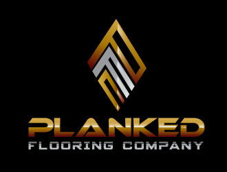 PLANKED FLOORING COMPANY logo design by tec343