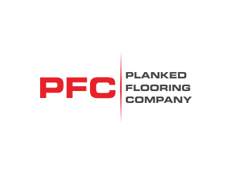 PLANKED FLOORING COMPANY logo design by Greenlight