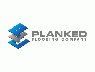 PLANKED FLOORING COMPANY logo design by torresace