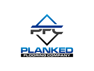 PLANKED FLOORING COMPANY logo design by imagine