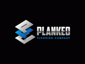 PLANKED FLOORING COMPANY logo design by torresace