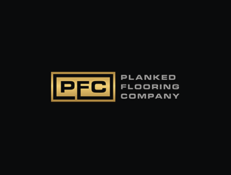 PLANKED FLOORING COMPANY logo design by checx