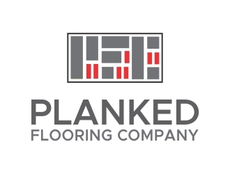 PLANKED FLOORING COMPANY logo design by crearts