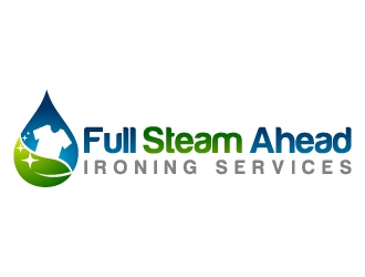 Full Steam Ahead Ironing Services logo design by J0s3Ph