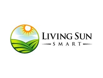 Living Sun Smart logo design by Boomstudioz