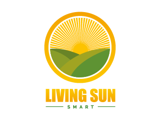 Living Sun Smart logo design by spiritz