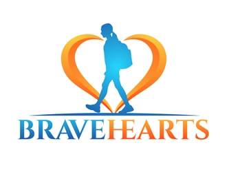 Brave Hearts logo design by DreamLogoDesign