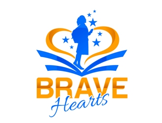 Brave Hearts logo design by DreamLogoDesign